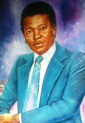 portraitpainting of a legend in america lagos nigeria oilcolor on canvas by chembaline